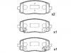 剎車片 Brake Pad Set:58101-07A10