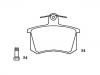 Brake Pad Set:4A0 698 451