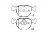 Brake Pad Set:34 11 2 157 589