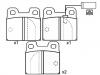 Brake Pad Set:0060 760 092